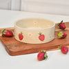 Handmade Ceramic Brunch Bowl - Strawberry