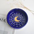 Unique Handmade Ceramic Snack Bowl - Starry Night