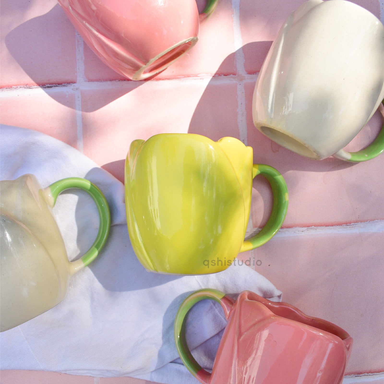 Handmade Ceramic Mug - Tulip