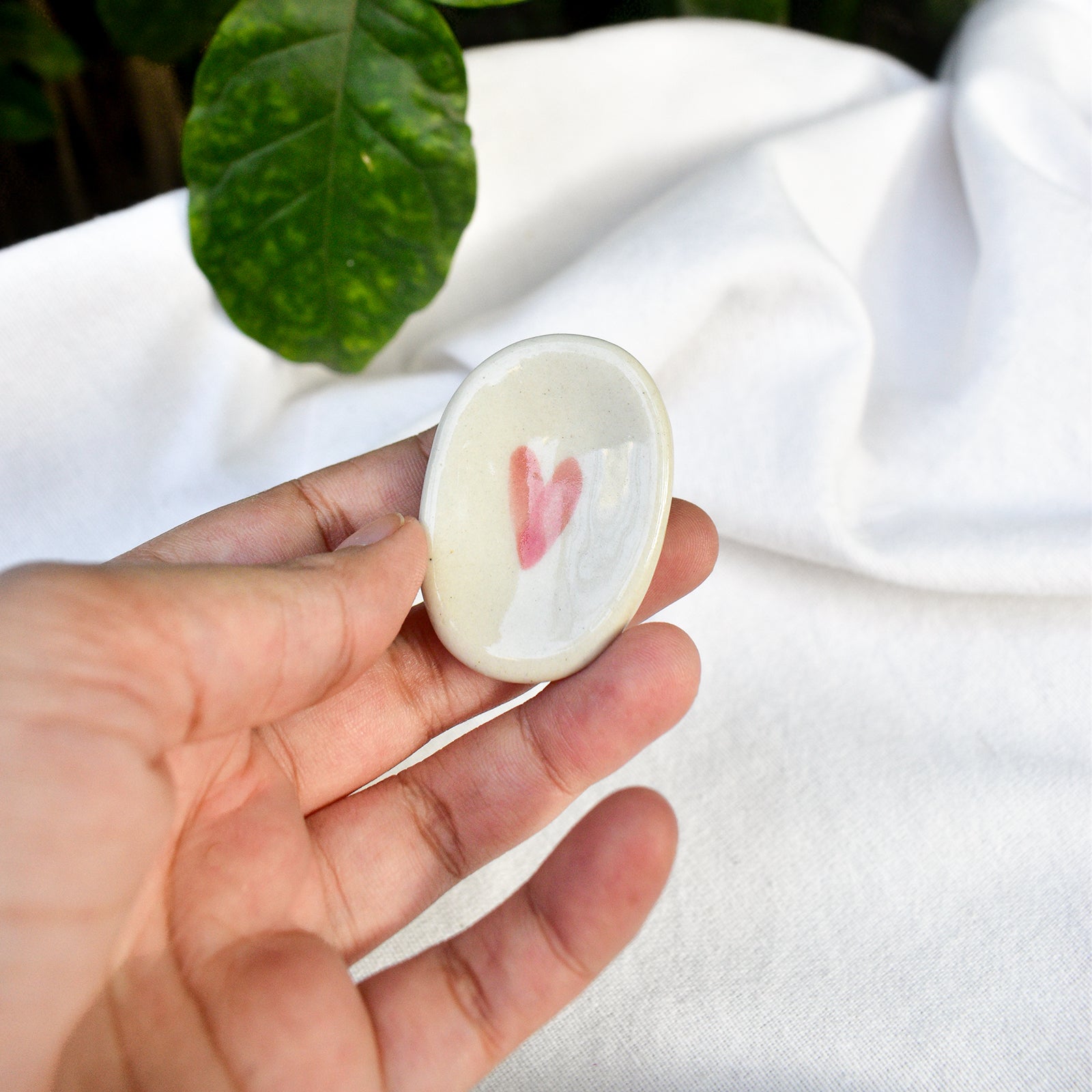 Handcrafted Worry Stone – Anxiety Relief Pebble (Set of 5)