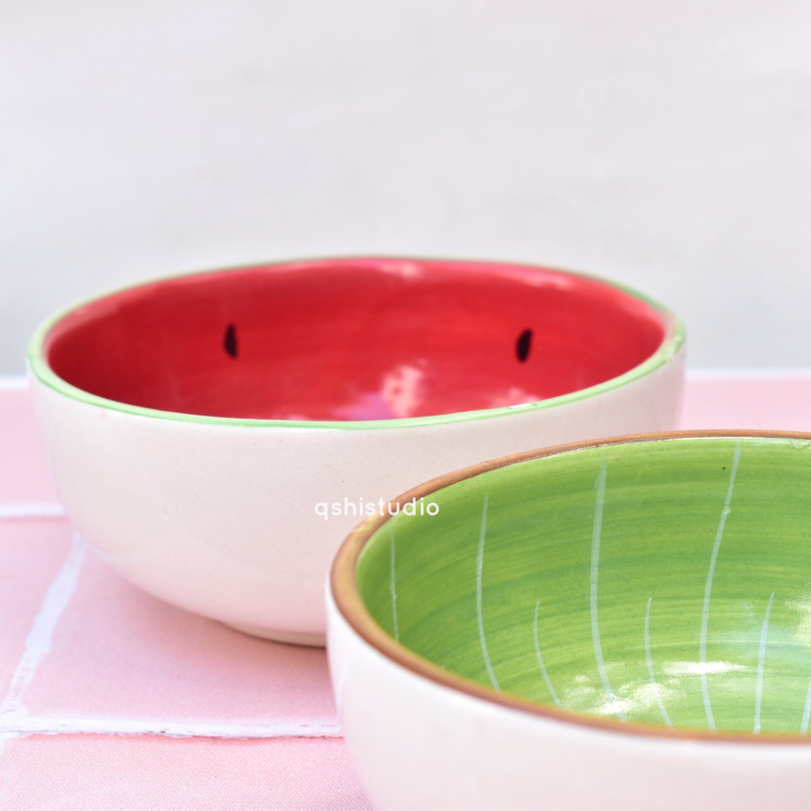 Adorable Handmade Bowl - Kiwi