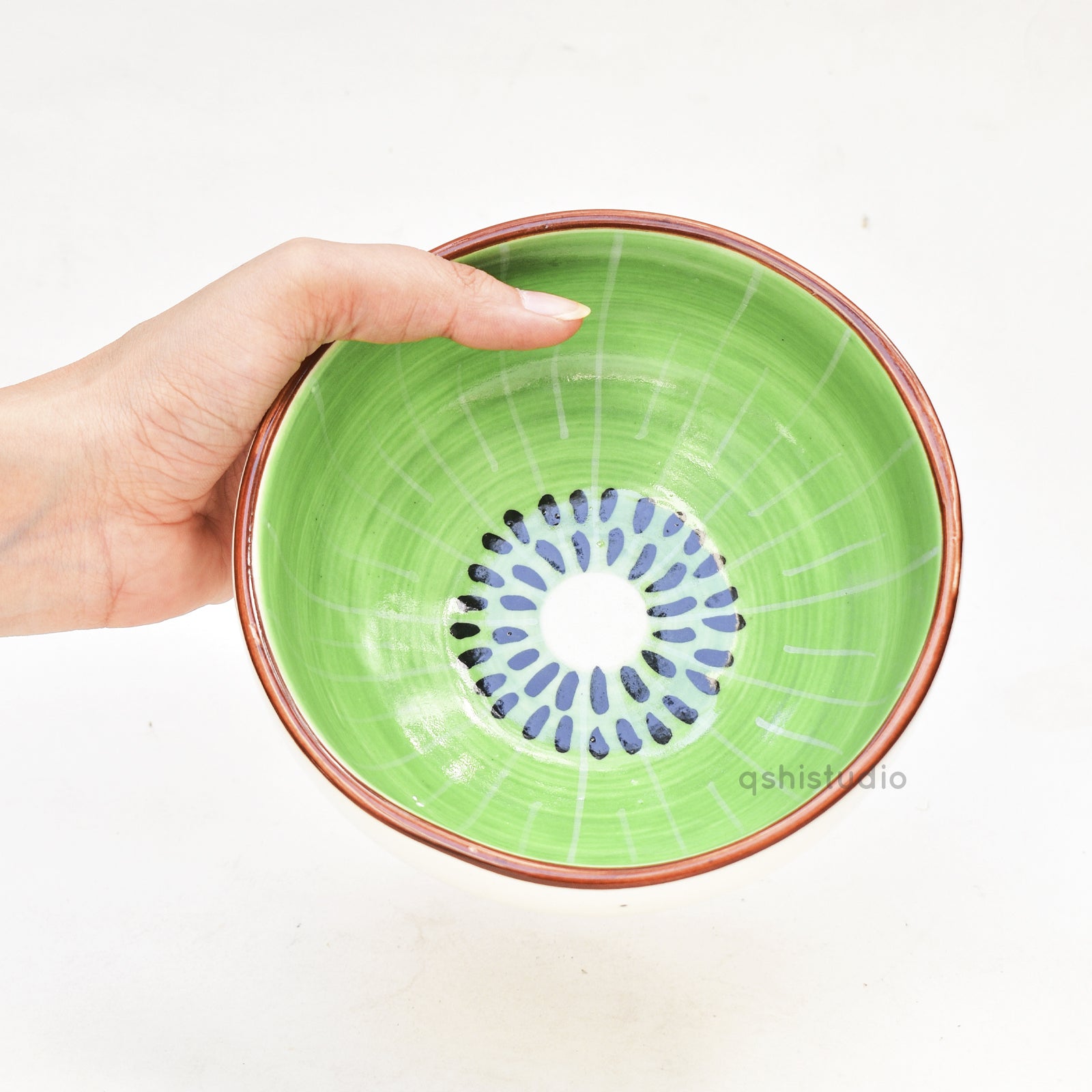 Adorable Handmade Bowl - Kiwi