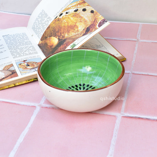 Adorable Handmade Bowl - Kiwi
